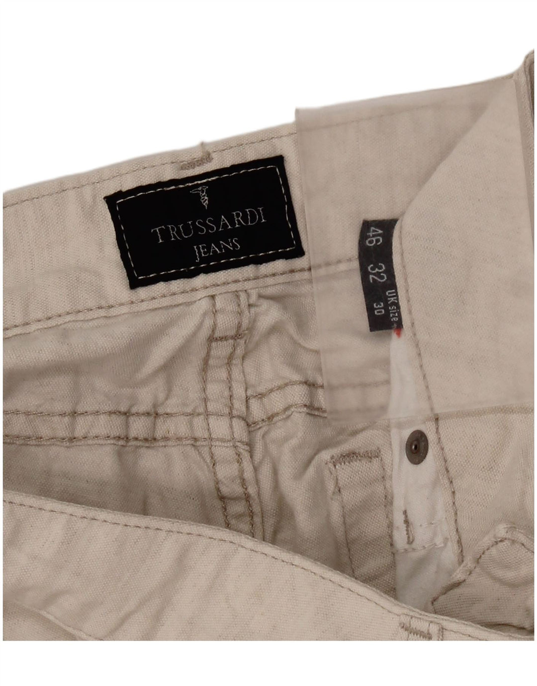TRUSSARDI Pantalones cortos casuales para mujer W30 Beige medio
