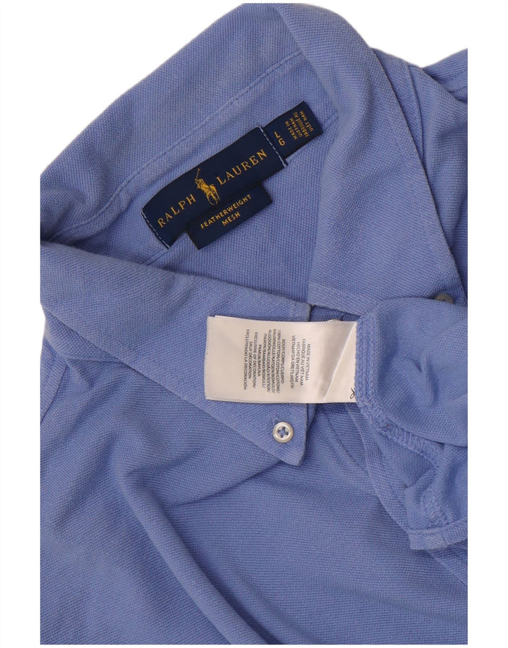 Camisa Ralph Lauren Hombre Grande Azul Algodón