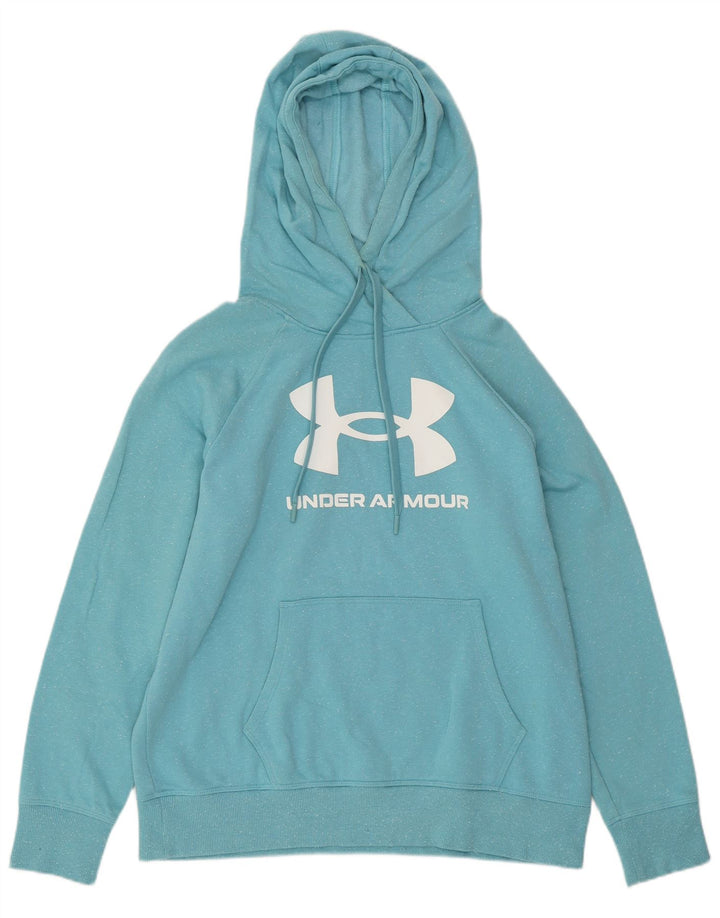 UNDER ARMOUR Jersey con capucha extragrande para mujer Reino Unido 14 Medio azul moteado
