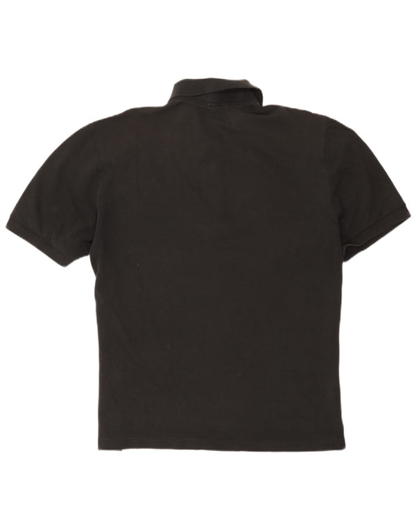 Polo Lacoste para hombre talla 8 3XL algodón negro