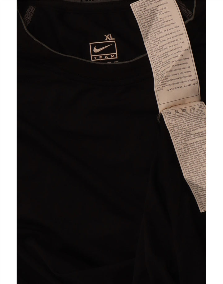 NIKE Camiseta sin mangas para mujer ES 40 XL Poliéster negro