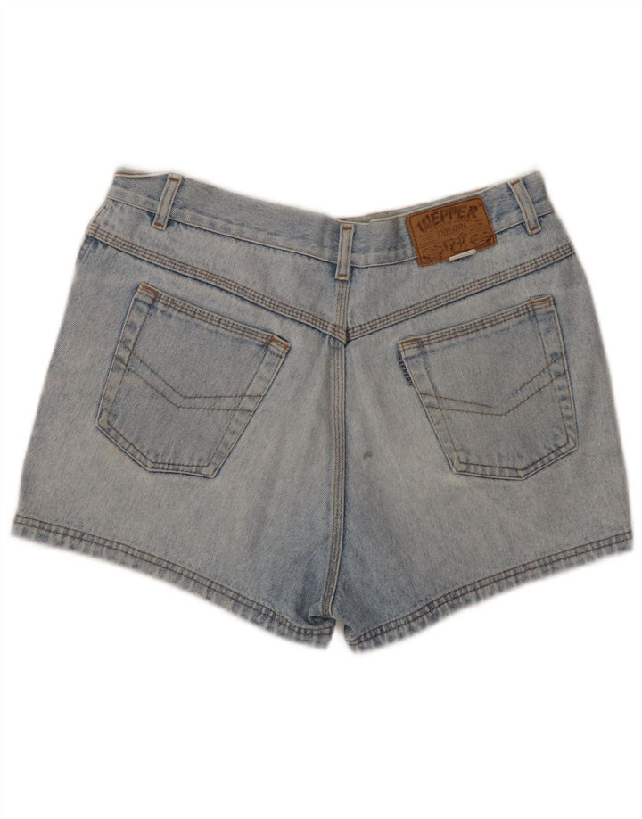 VINTAGE Pantalones cortos de mezclilla para mujer W32 Azul grande