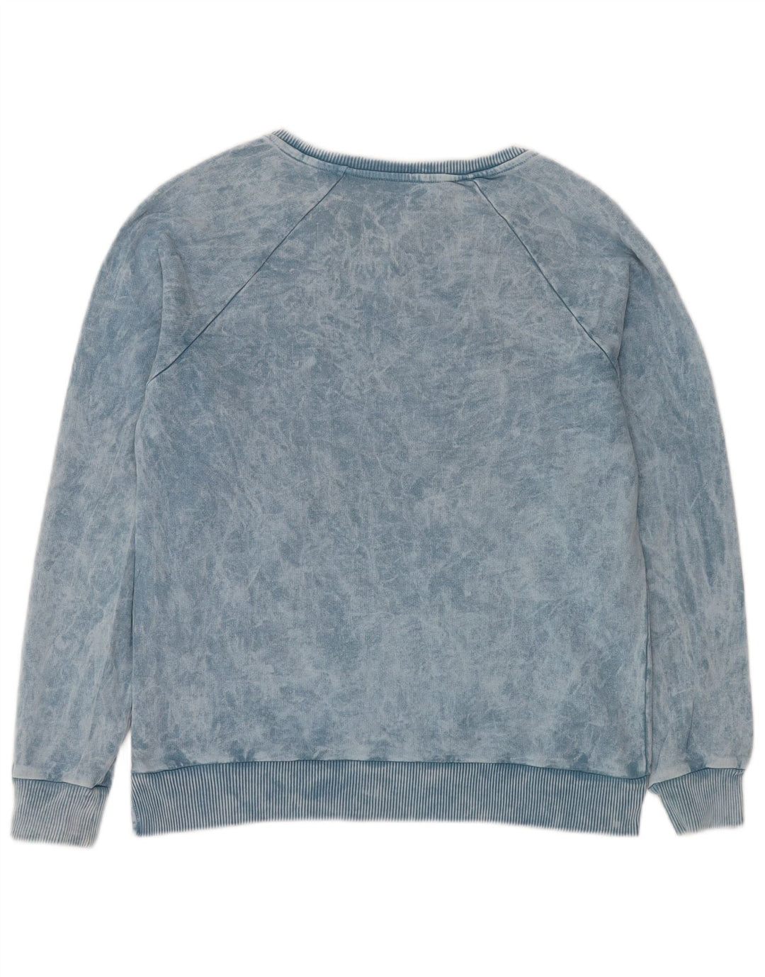 Best Company Sudadera con estampado gráfico para hombre, jersey de algodón teñido anudado en azul grande