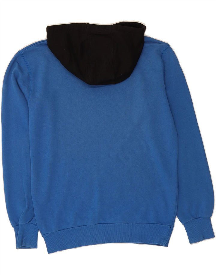 HUMMEL Mens Graphic Hoodie Jumper Small Blue Cotton Vintage Hummel and Second-Hand Hummel from Messina Hembry 