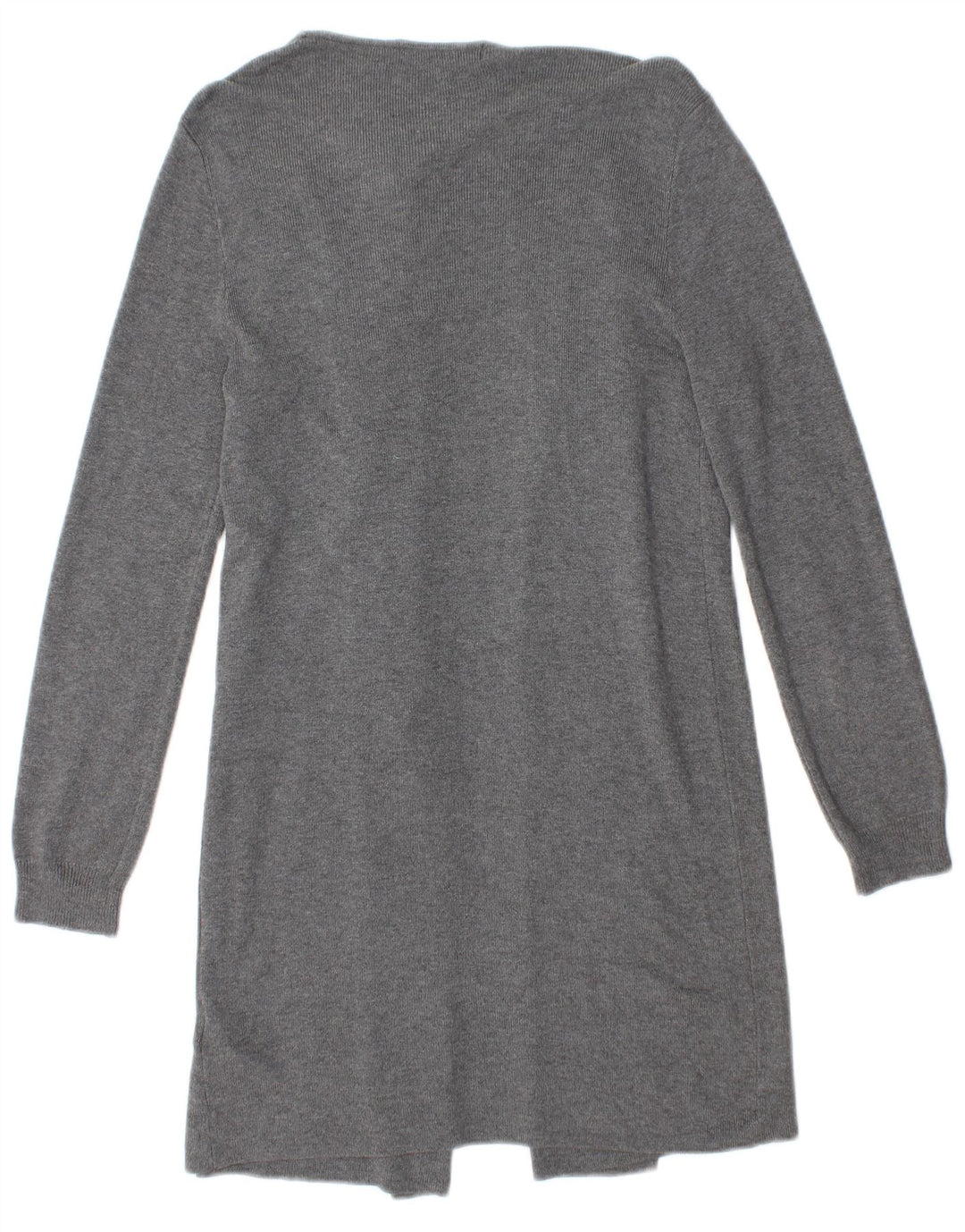 Marks & Spencer Suéter Cárdigan Abierto Largo para Mujer UK 10 Small Grey
