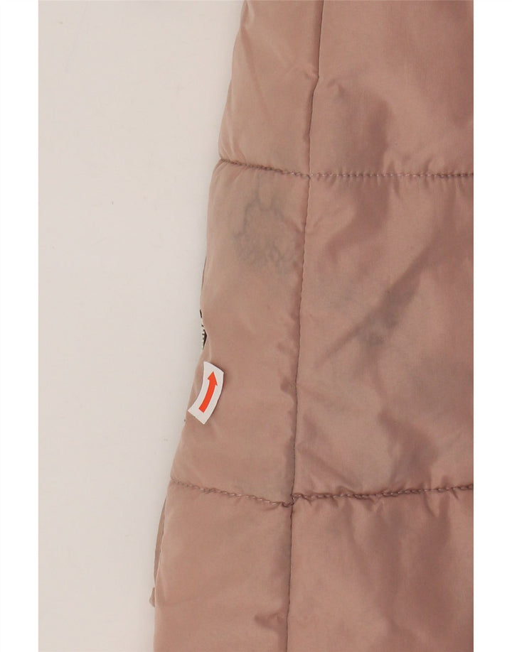 KHUJO Abrigo acolchado extragrande con capucha para mujer UK 6 XS Poliéster rosa