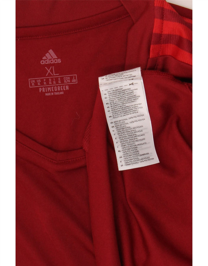 ADIDAS Hombre FC Bayern München Camiseta Top XL Burdeos Poliéster