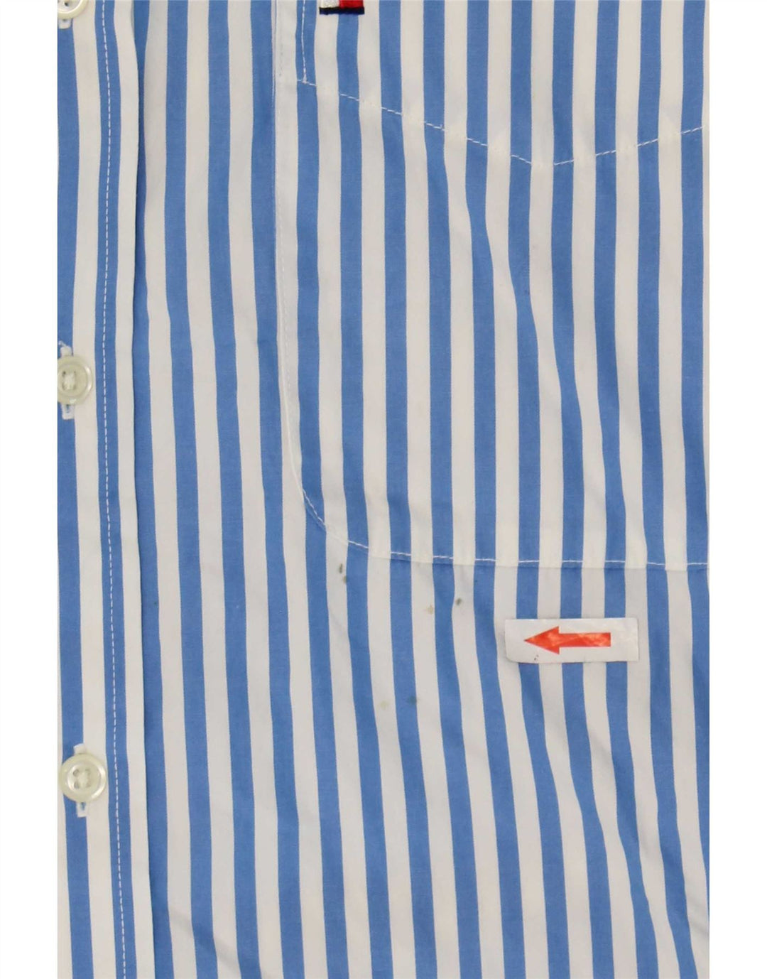 Camisa Tommy Hilfiger Hombre Algodón Azul Medio Rayas Pintadas
