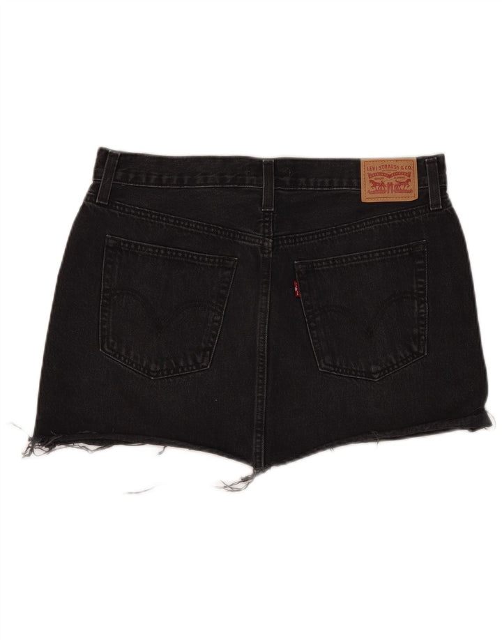 Falda Vaquera Levi's Mujer W31 Mediana Algodón Negro