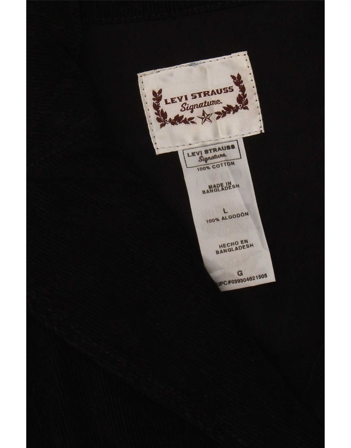 Levi's Chaquetón de pana para mujer Reino Unido 46 Grande Algodón negro