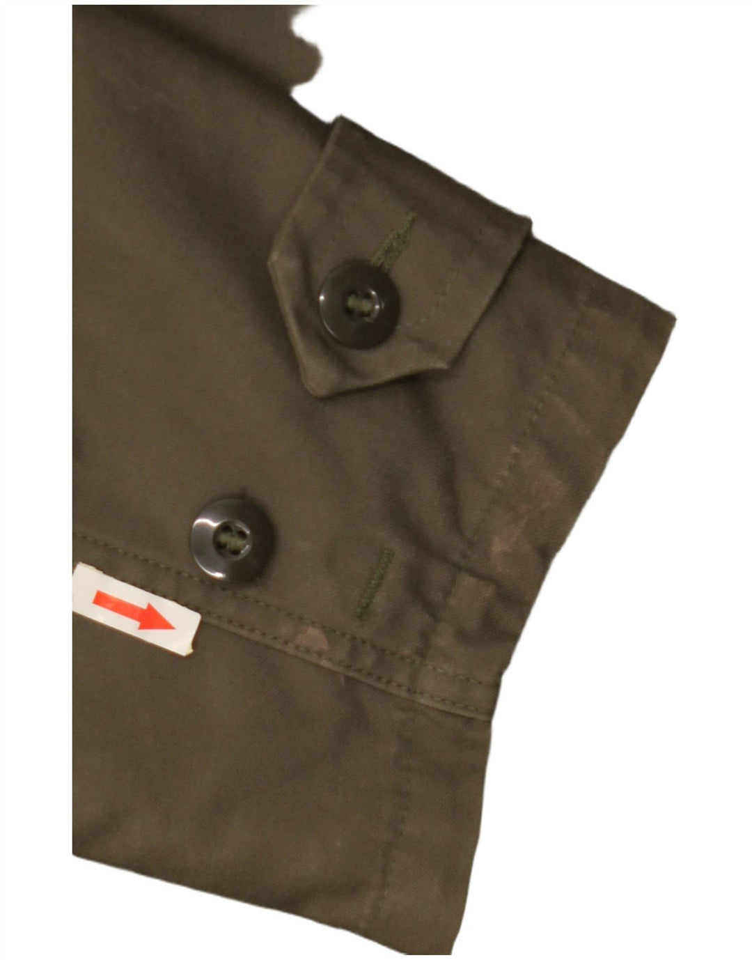 VINTAGE Chaqueta Parka militar con capucha para hombre Reino Unido 40 Verde grande