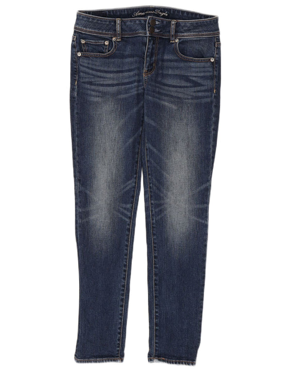 American Eagle Jeans ajustados para mujer US 6 Medium W30 L29 Algodón azul marino