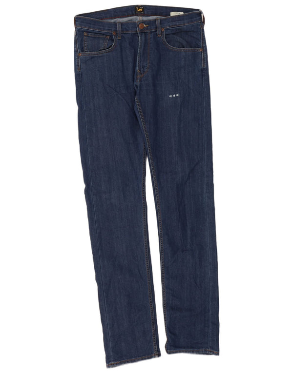 Vaqueros Lee Daren Slim para Hombre W33 L36 Algodón Azul