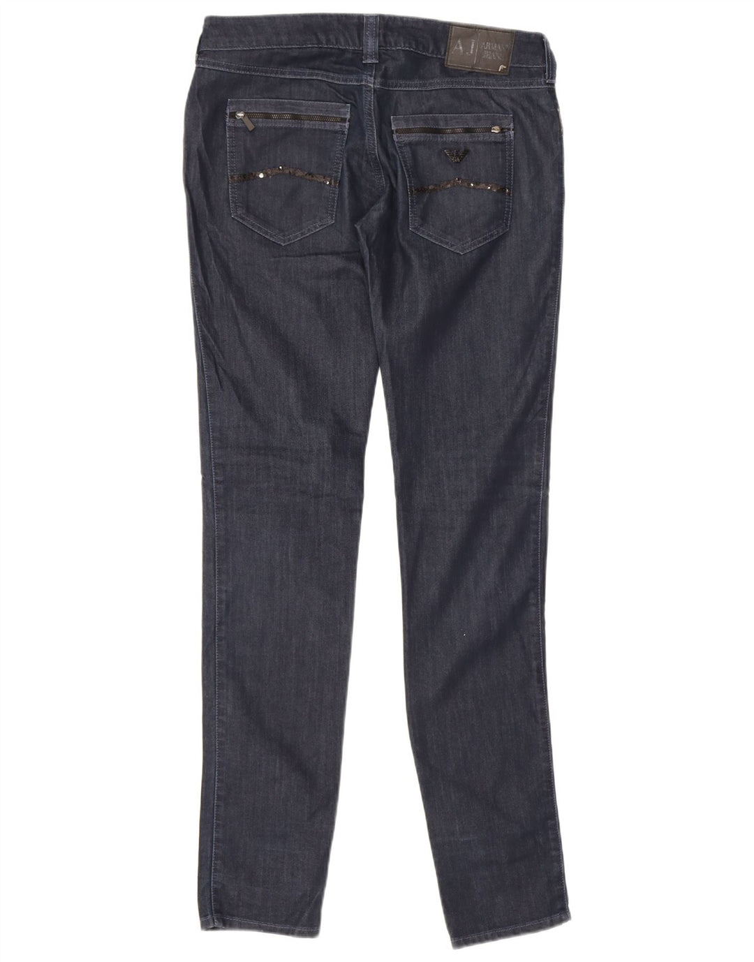 Jeans Armani Mujer Slim W30 L33 Azul Marino Algodón