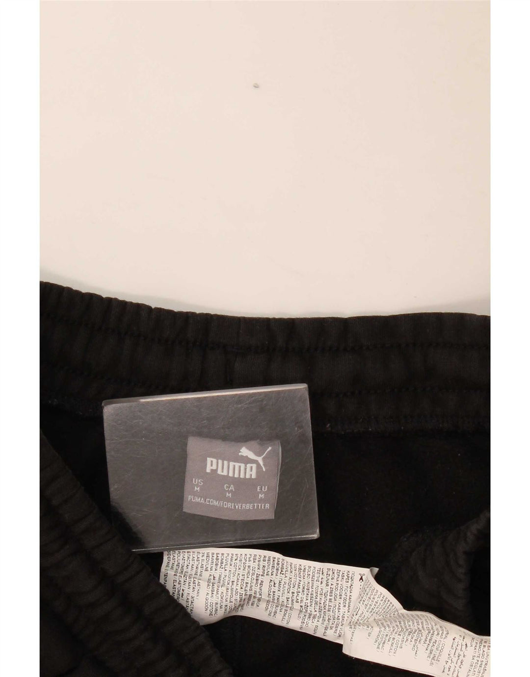 Pantalones De Chándal Puma Joggers Medium Negro Algodón Hombre