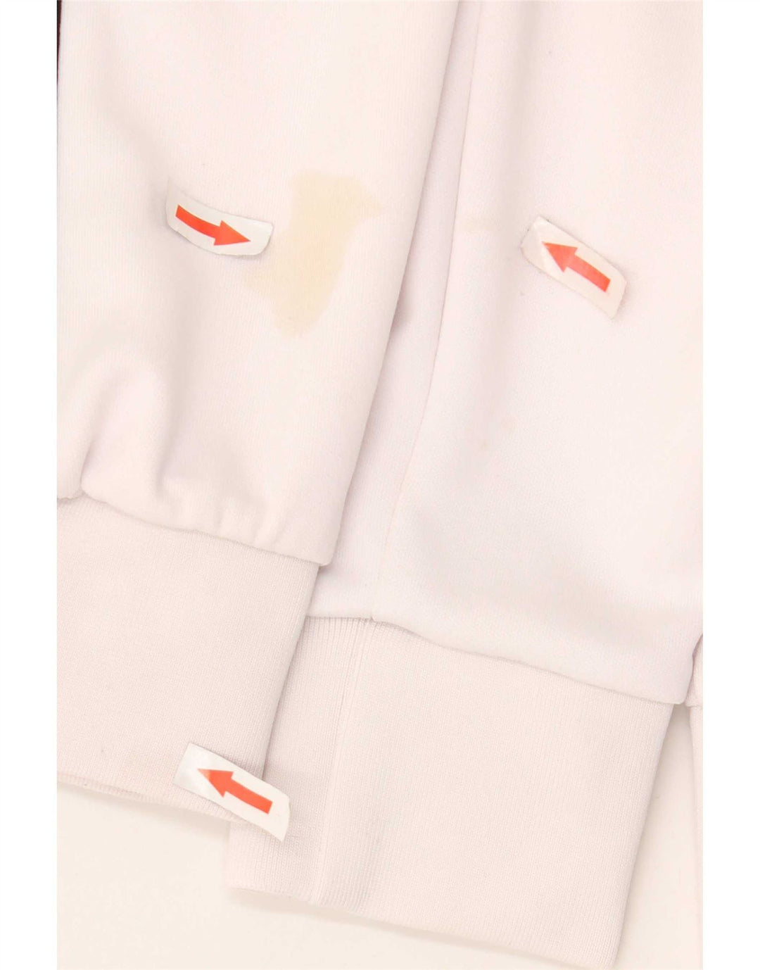 Fila Chaqueta superior de chándal con gráfico para hombre Poliéster color block blanco mediano