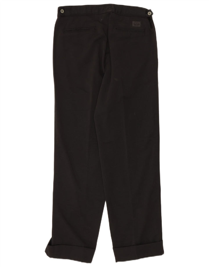 DOCKERS Pantalones chinos rectos color caqui para hombre W33 L30 Algodón negro