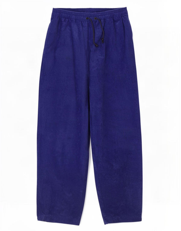 Great Escapes Pantalones de chándal de Terciopelo para Hombre Joggers IT 52 Large Blue