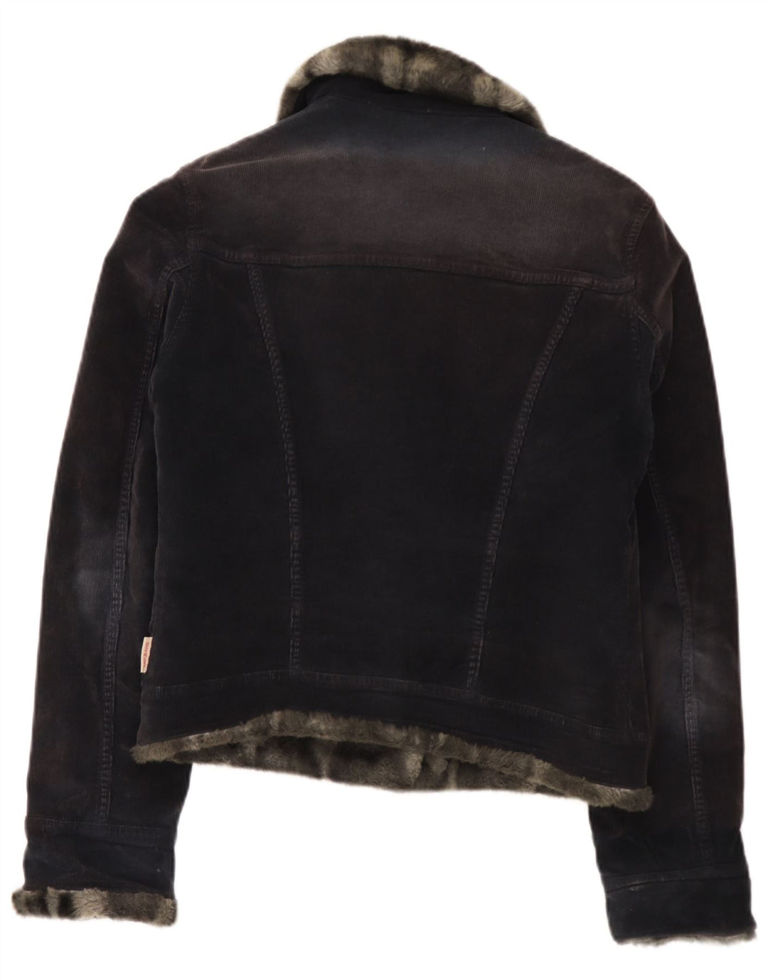 Liu Jo Chaqueta de pana para mujer UK 44 Algodón gris medio