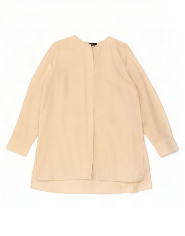 Massimo Dutti Vestido Camisero Extragrande Mujer EU 38 Small Off White Cupro