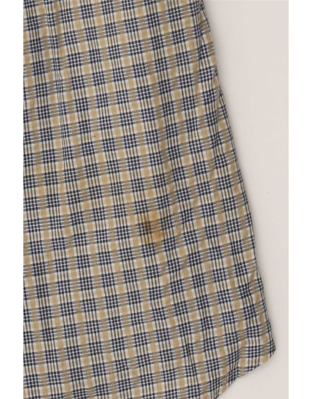 Camisa Timberland Hombre Grande Beige A Cuadros De Algodón