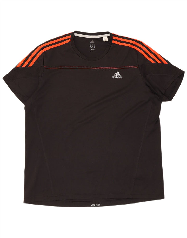 Adidas Hombre Camiseta Top XL Negro Poliéster