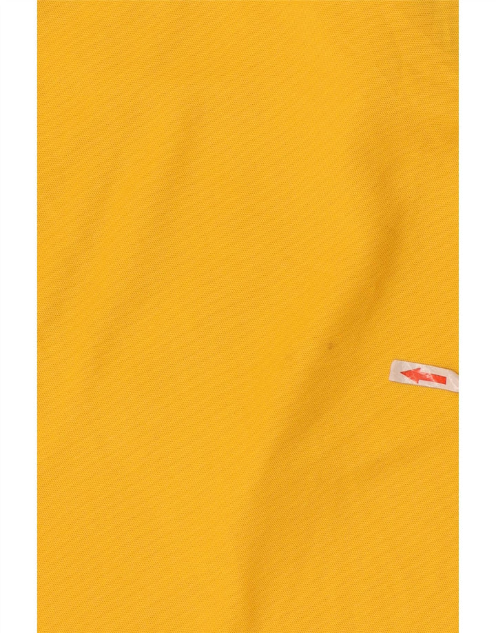 ADIDAS Camiseta gráfica para hombre Top Small Amarillo Colorblock Poliéster