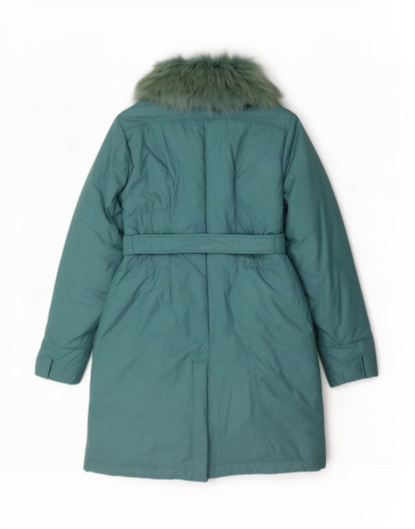 Abrigo acolchado Mujer Trussardi IT 48 XL Poliéster turquesa