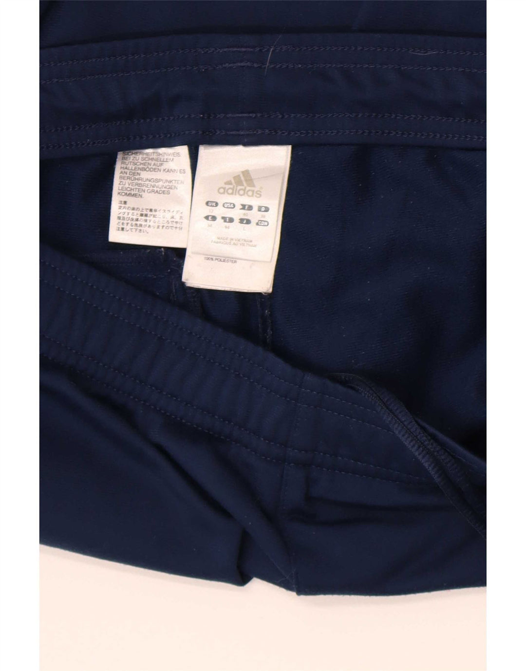 Adidas Pantalones de chándal para mujer UK 12 Azul medio Poliéster