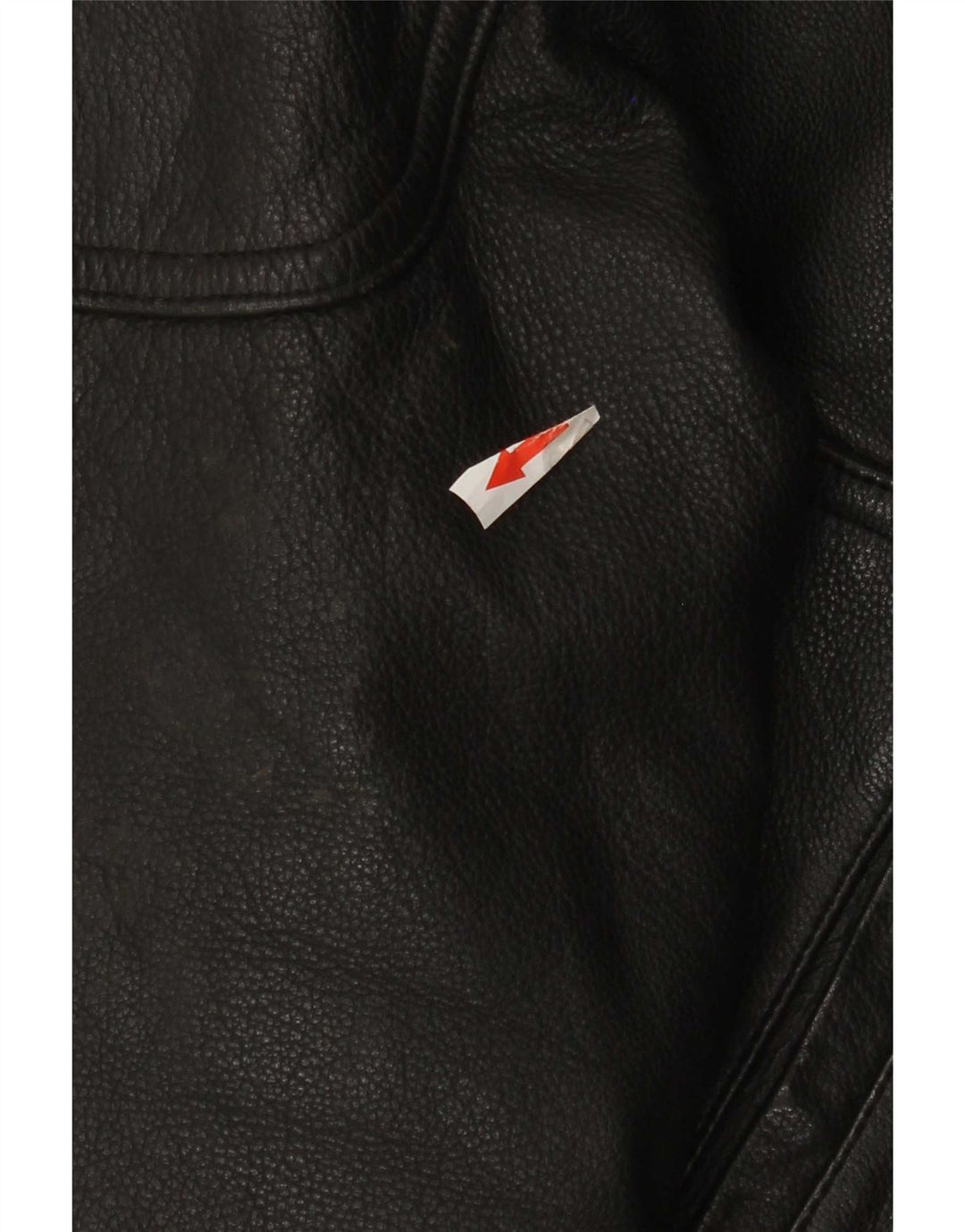 Vintage hombres bombardero chaqueta de cuero Reino Unido 36 pequeño cuero negro