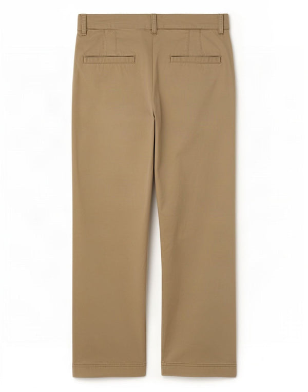 Gap Pantalones chinos rectos para mujer US 12 Large W34 L26 Algodón beige