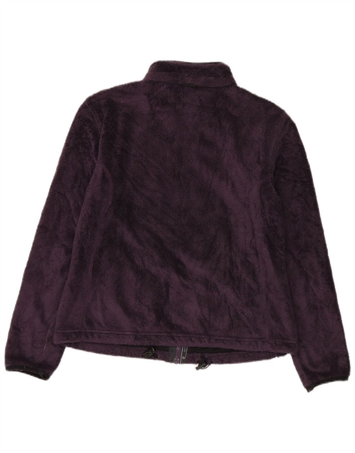 Jack Wolfskin Chaqueta polar para mujer UK 46 Poliéster morado grande