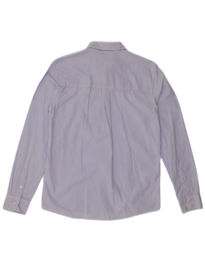 BENETTON Camisa Niño 13-14 Años 3XL Algodón Rayas Azules