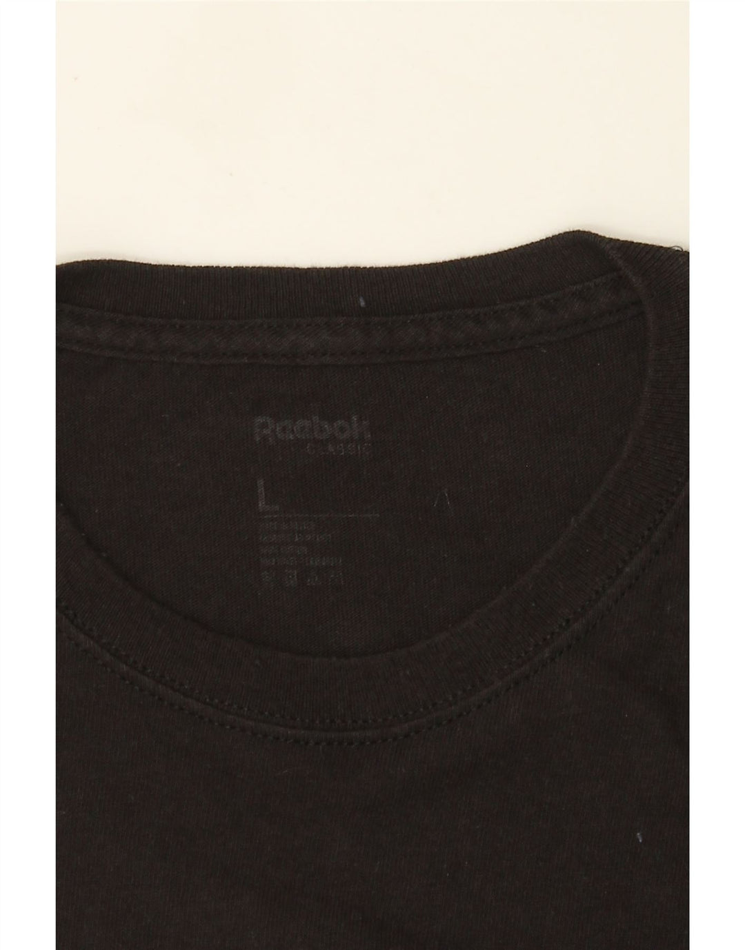 Reebok - Camiseta gráfica para hombre, talla grande, color negro