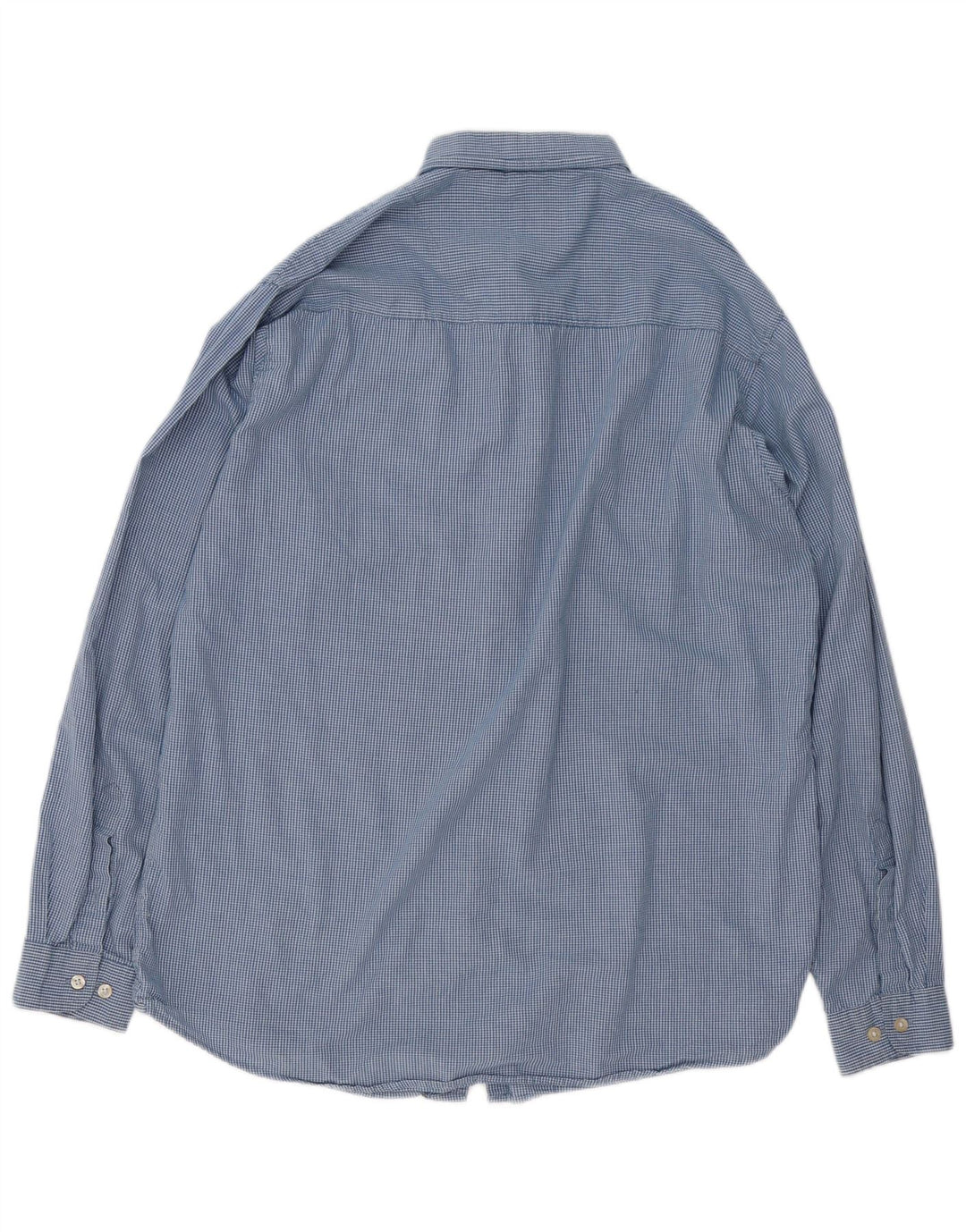 Camisa Levi's Hombre XL Algodón Vichy Azul
