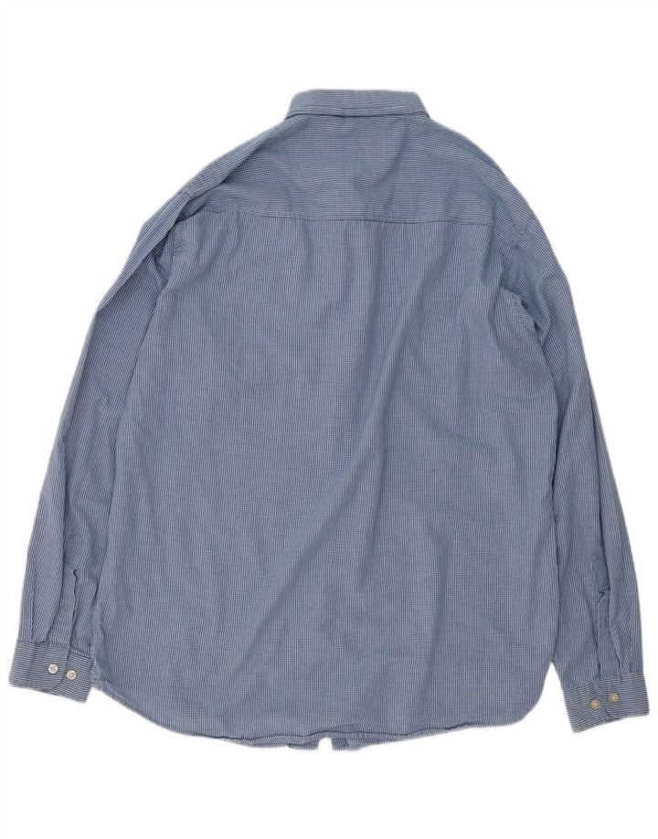 Camisa Levi's Hombre XL Algodón Vichy Azul