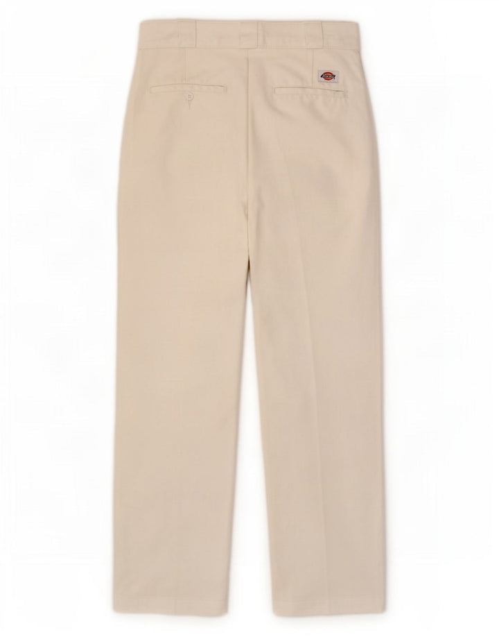 Pantalón chino recto Dickies Mujer W28 L26 Poliéster blanco