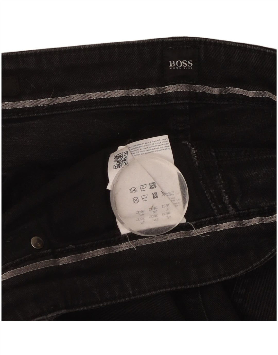 Vaqueros Hugo Boss Hombre Slim W36 L32 Algodón Negro