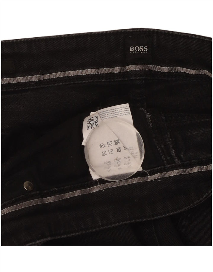 Vaqueros Hugo Boss Hombre Slim W36 L32 Algodón Negro