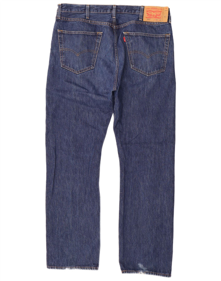 Levi's Hombre 501 Vaqueros Rectos W38 L32 Algodón Azul