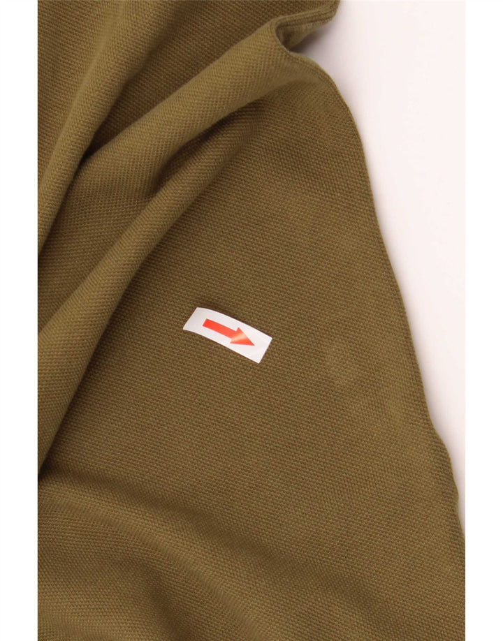Polo Massimo Dutti Hombre Small Caqui Algodón