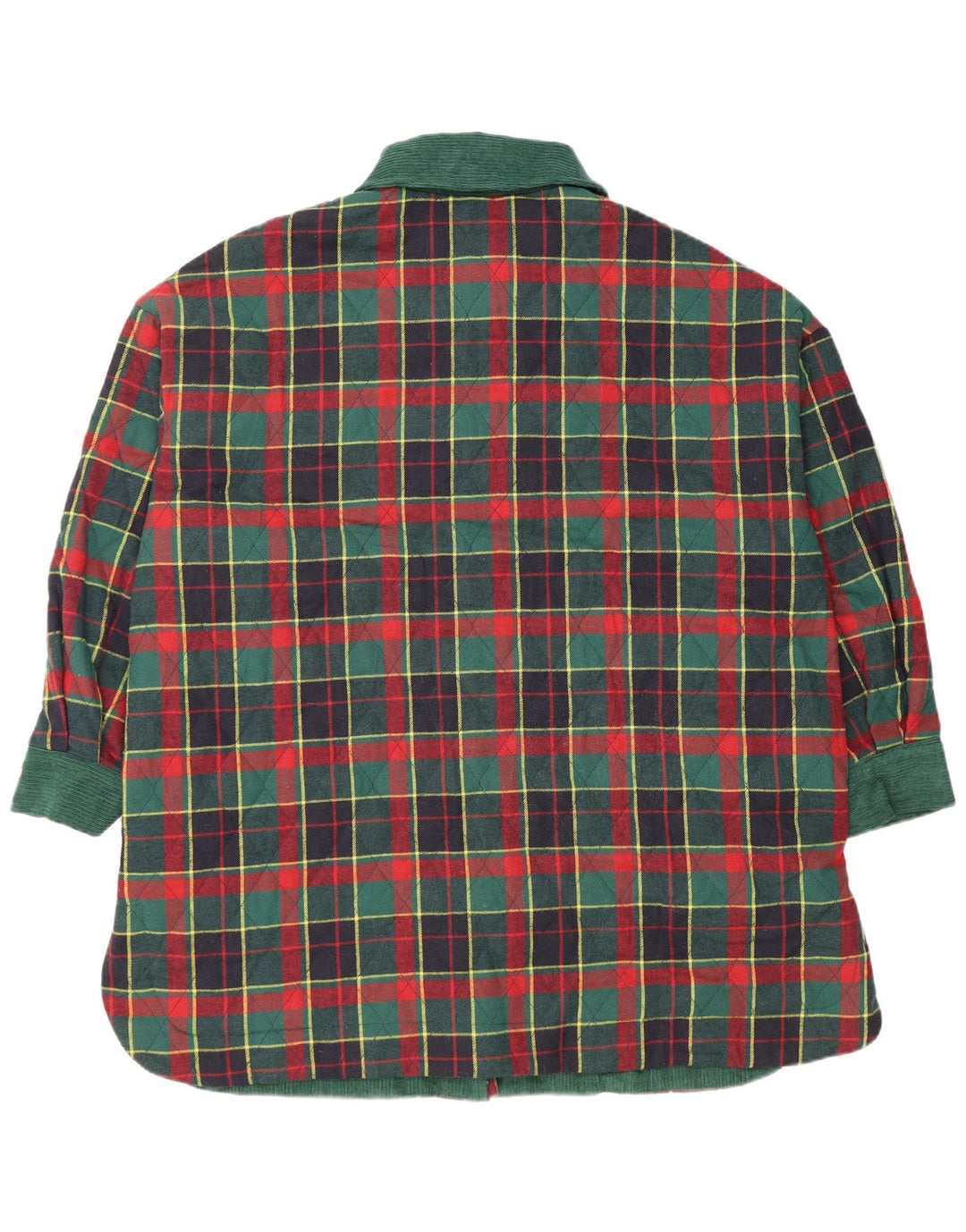 Tu Clothing Chaqueta acolchada para mujer Talla única Poliéster a cuadros verdes