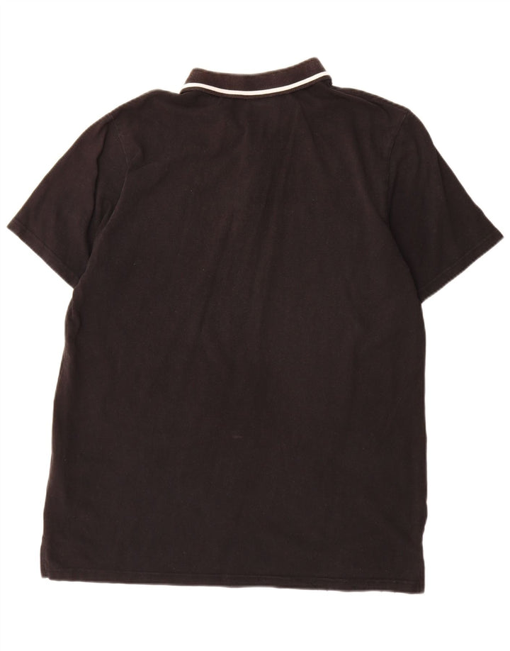 Fila Polo Hombre XL Algodón Negro