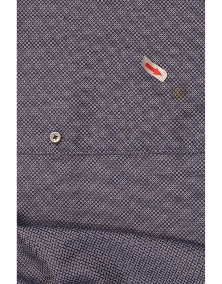 Camisa Hugo Boss Hombre Slim Fit Talla 17 43 XL Cuadros Azules