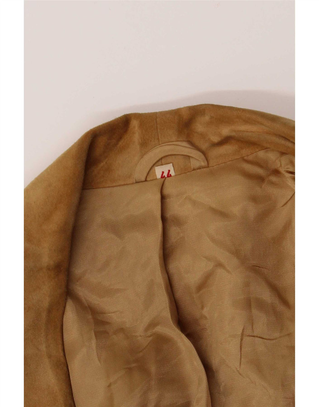 Vintage mujer doble pecho ante Blazer chaqueta IT 44 Medio Beige