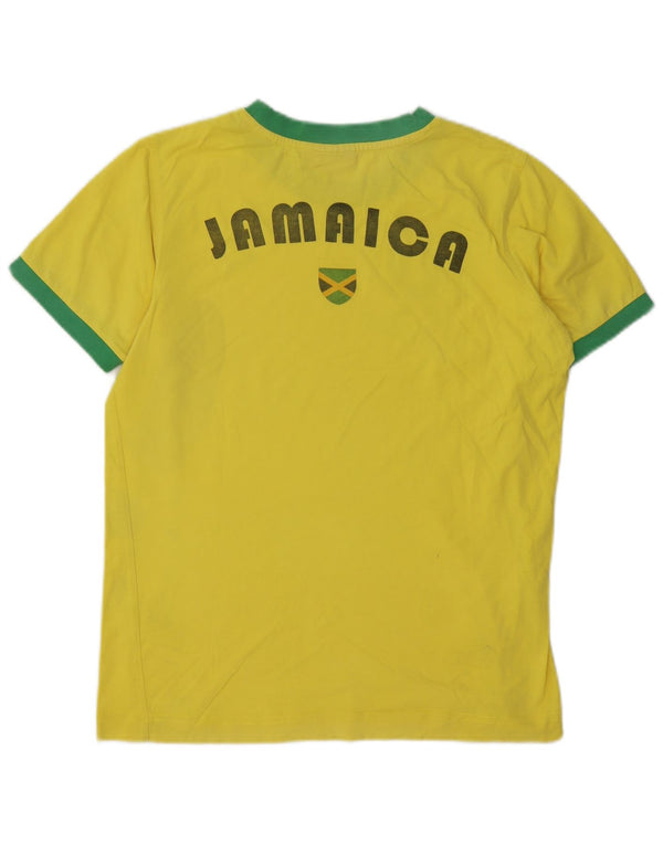 Camiseta Puma Jamaica Graphic para hombre, talla pequeña, color amarillo