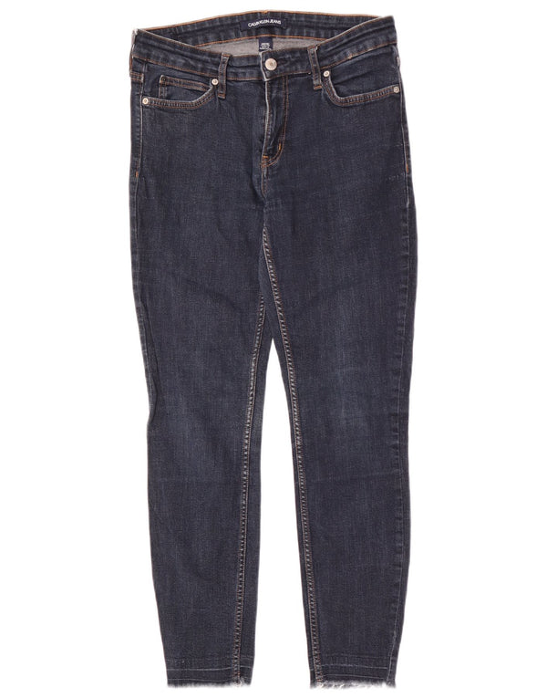 Vaqueros pitillo para mujer Calvin Klein W29 L28 Algodón azul marino