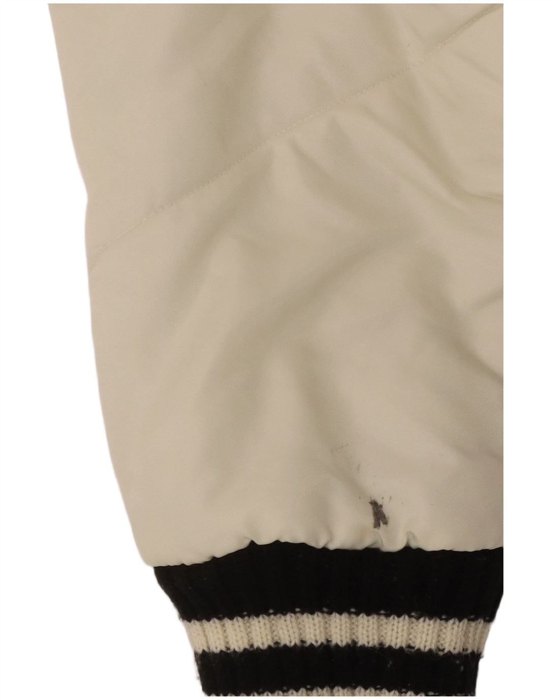 ARIZONA Chaqueta acolchada para mujer UK 40 Grande Blanco roto Poliamida con bloques de color