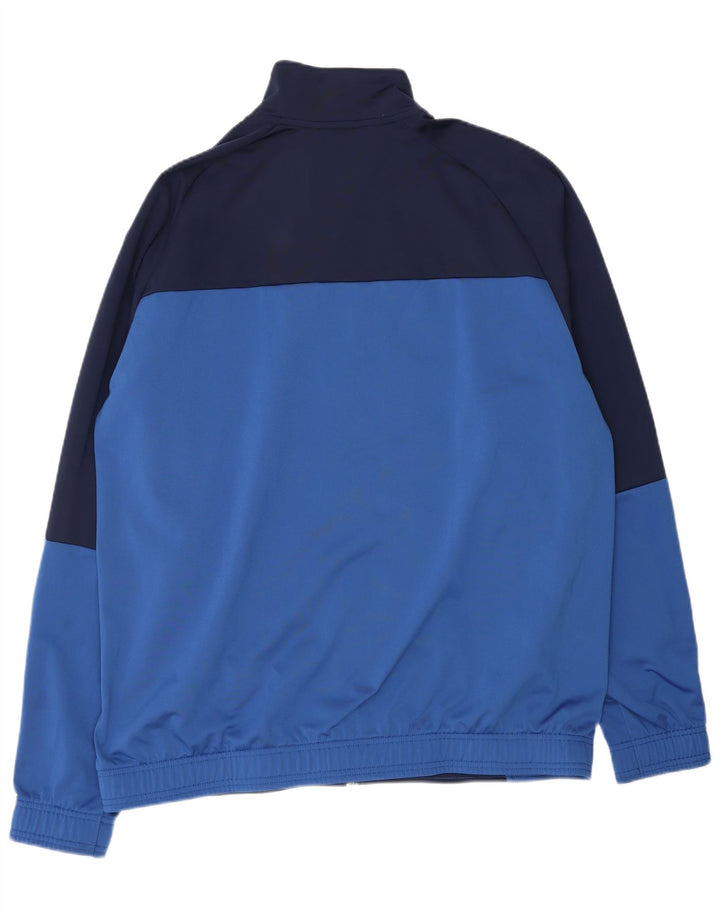 PUMA Chaqueta de chándal para hombre XL Azul Colorblock Poliéster