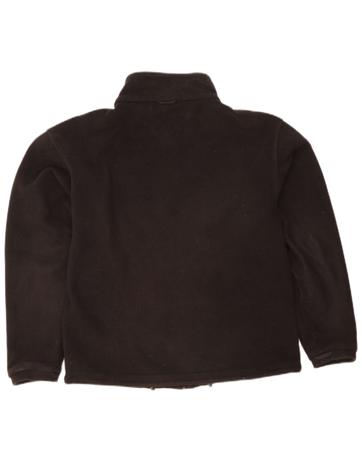 Jack Wolfskin Chaqueta Polar Hombre UK 36/38 Mediano Negro Poliéster